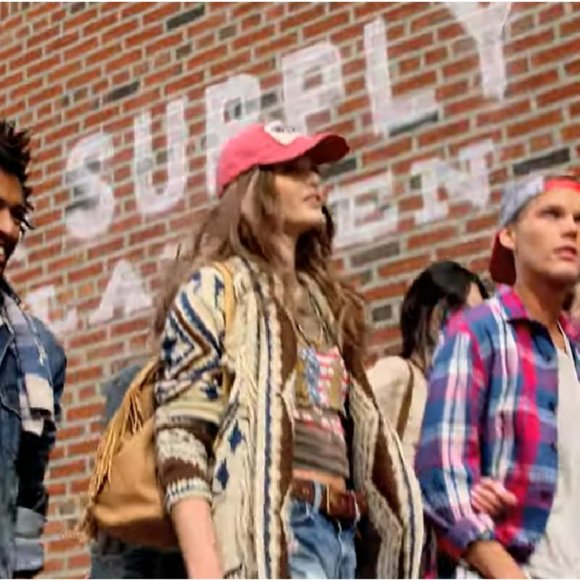 Ralph Lauren denim & supply Indian blanket southwestern cowichan Aztec cardigan - Picture 3 of 12